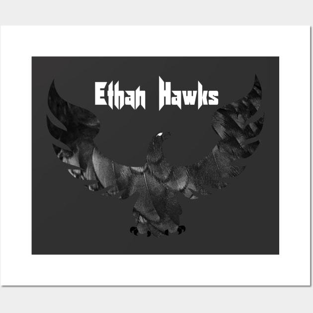 Ethan Hawks Black Hawk Design Wall Art by FBW Wrestling 